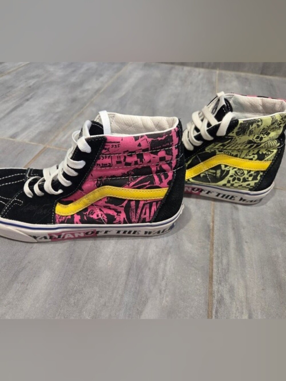 Vans Sk8-Hi Lady Vans Rare Graphic High Top Sneakers Women's Size 10